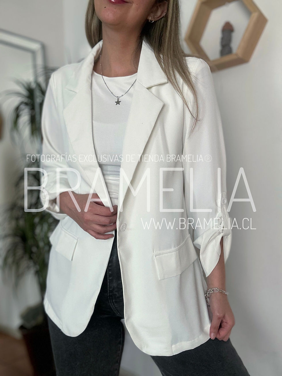 Miniatura: BLAZER PRIMAVERA MANGAS 3/4