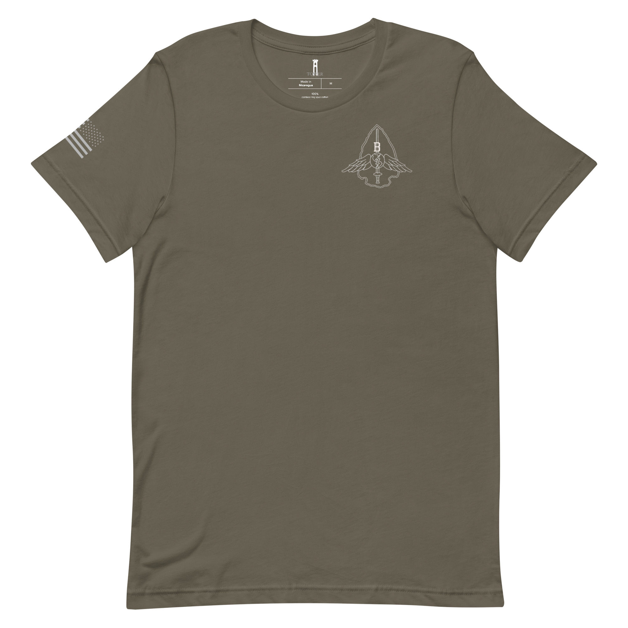 Arrowhead (Gray) "B" Letter Short-Sleeve Unisex T-Shirt