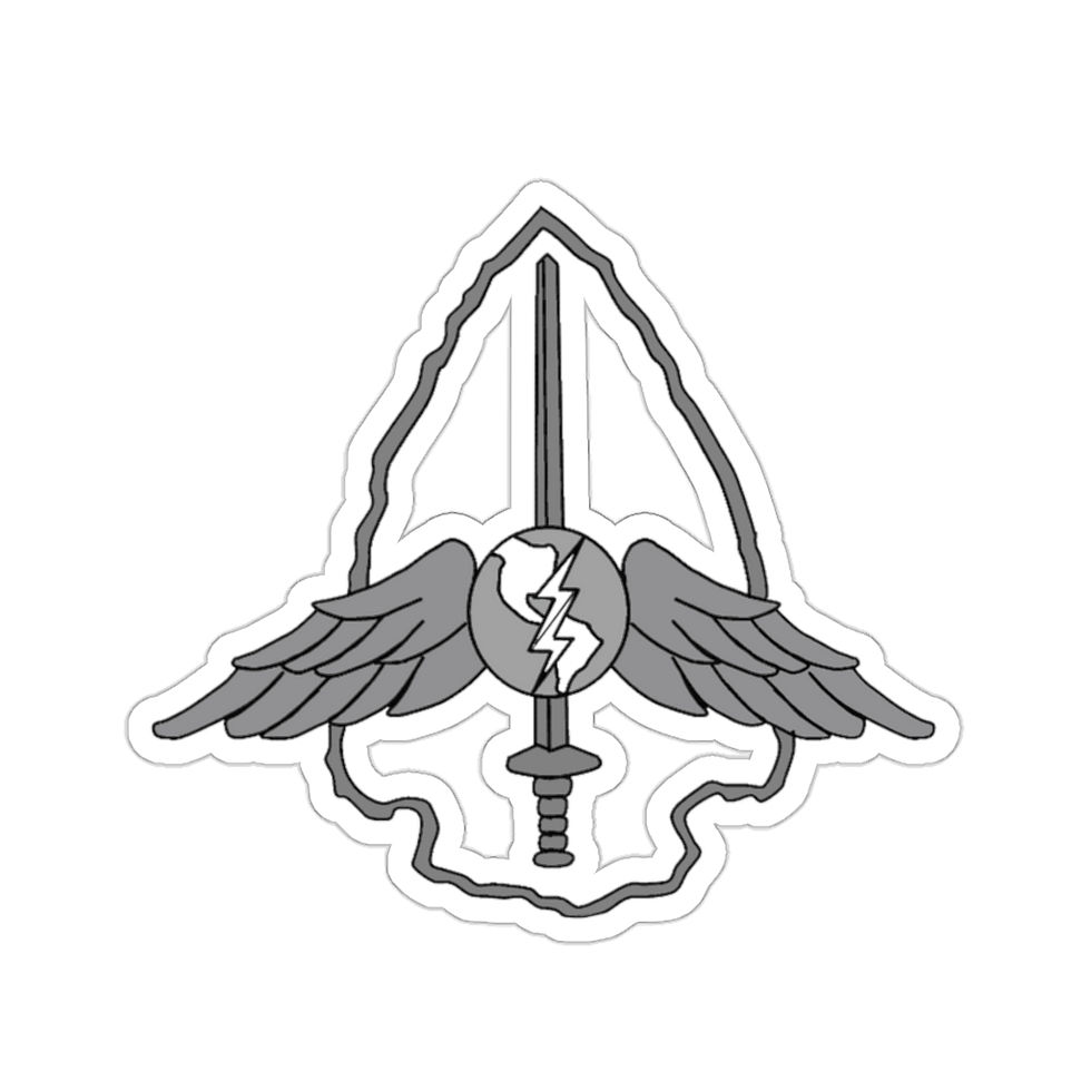 Thumbnail: Arrowhead & Sword (Gray) Kiss-Cut Stickers