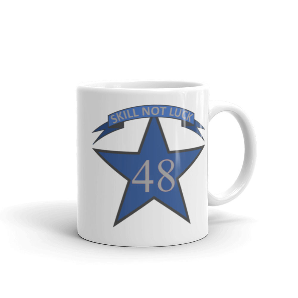 Bluestar & Huey White glossy mug