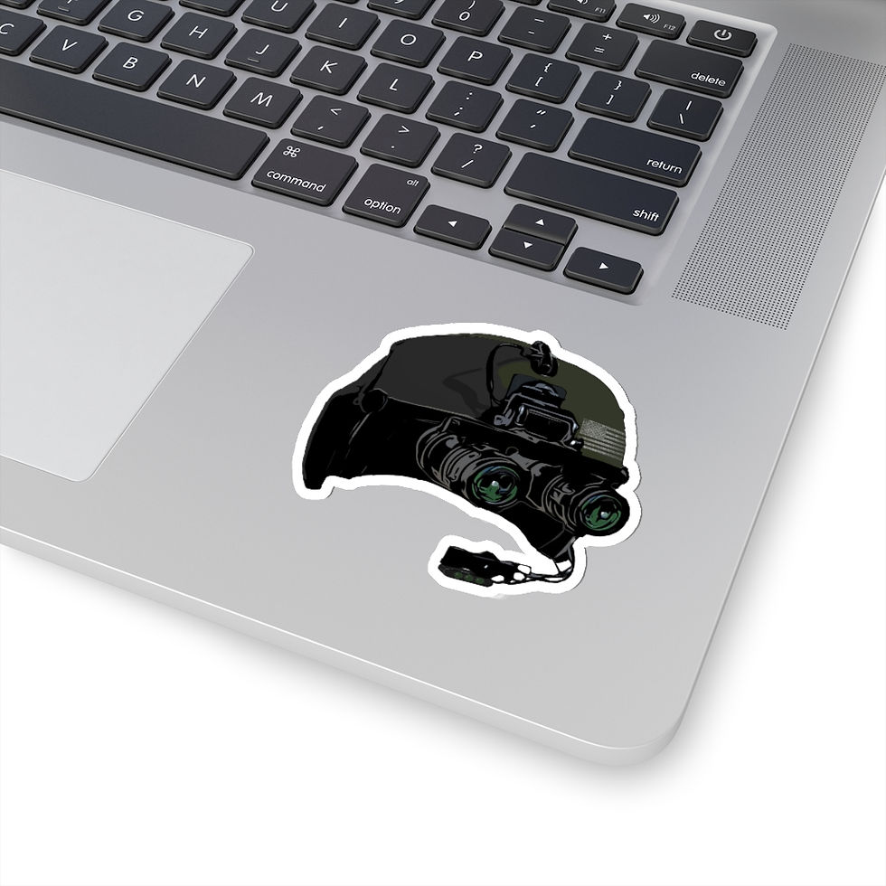 Thumbnail: Army Helicopter Helmet with NVG Precicon-Cut Stickers