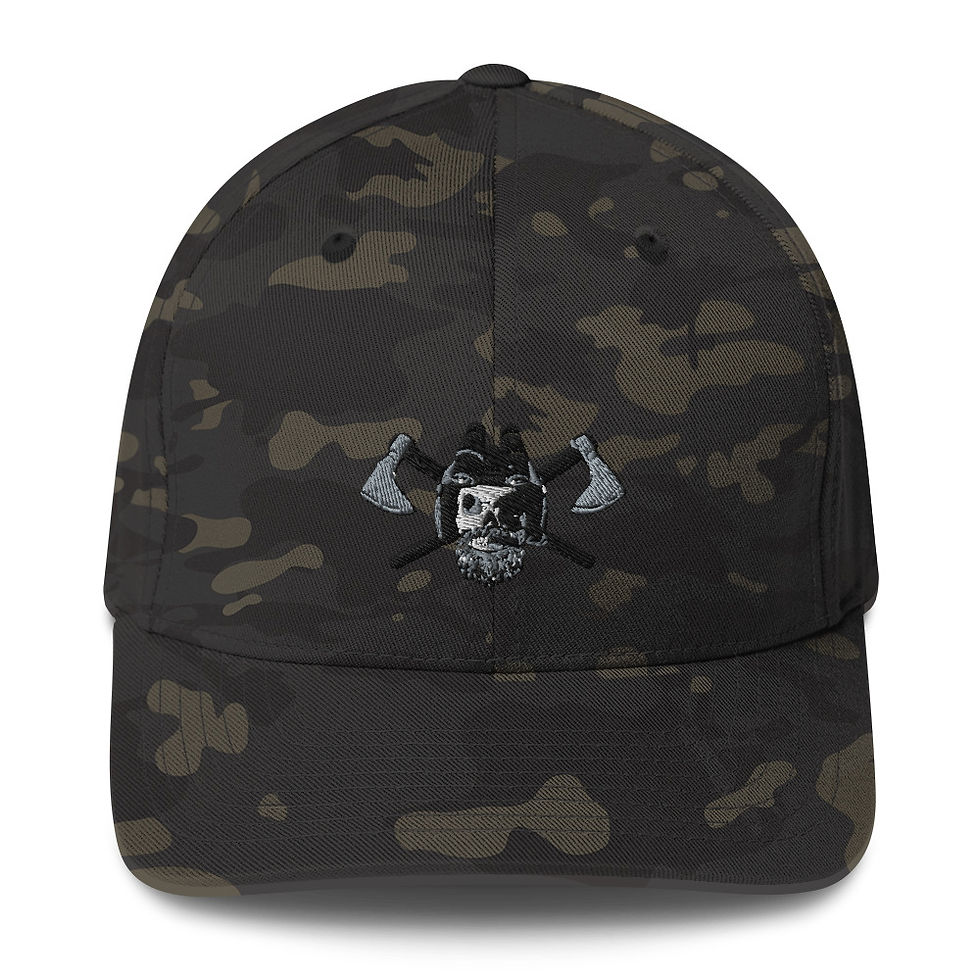 Thumbnail: Skull & Axes Structured Twill Cap