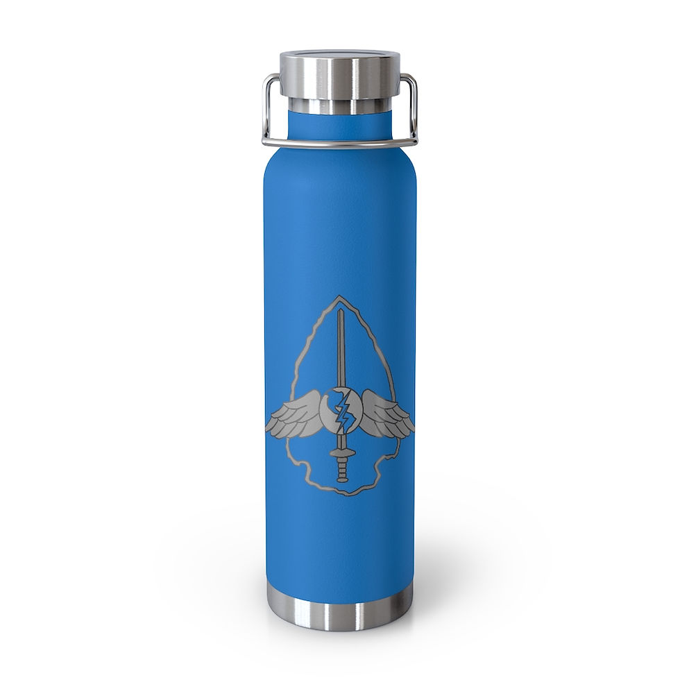 Thumbnail: Arrowhead & Sword Gray Copper Vacuum Insulated Bottle, 22oz