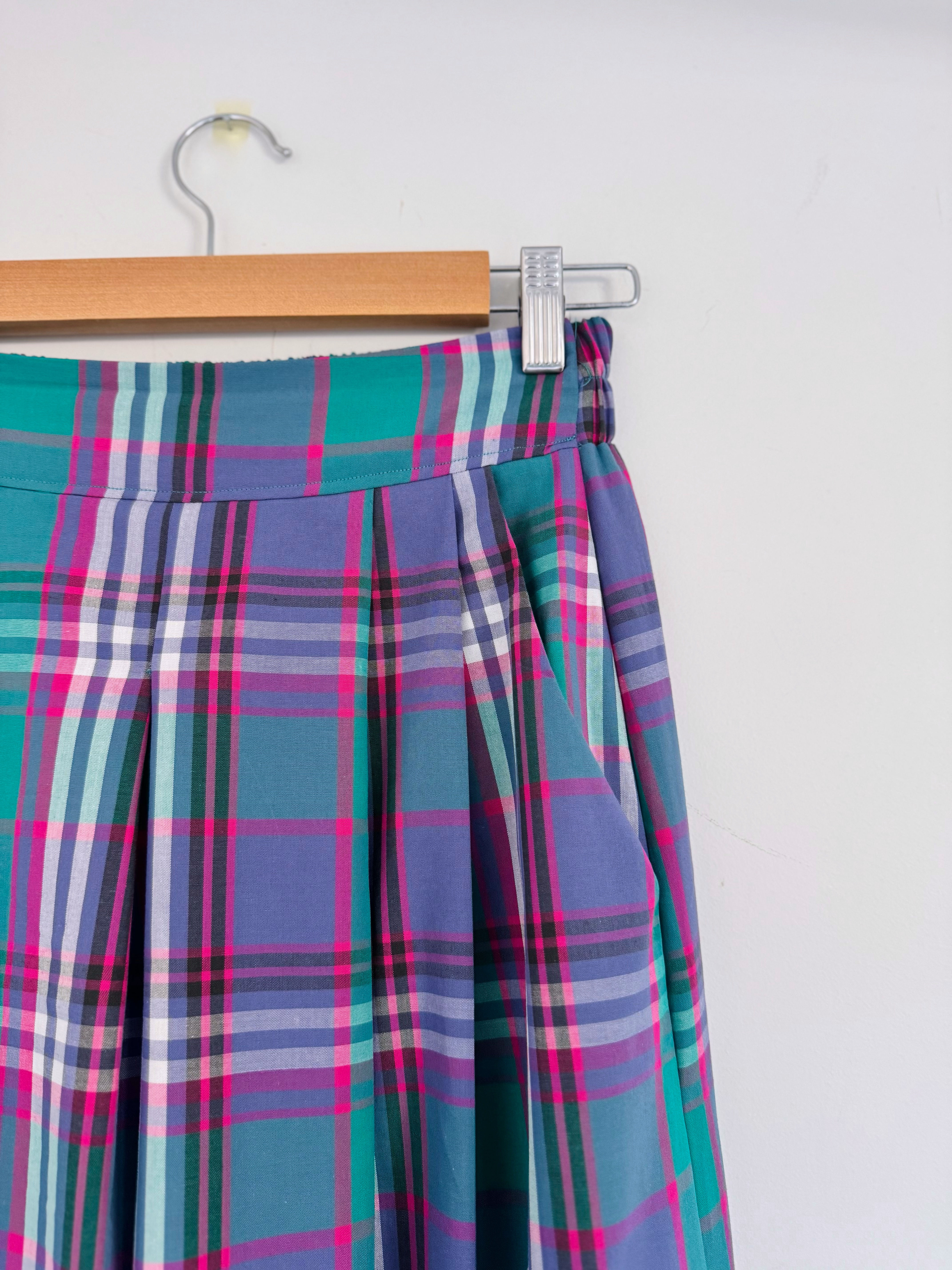 Wide Leg Plaid Pants