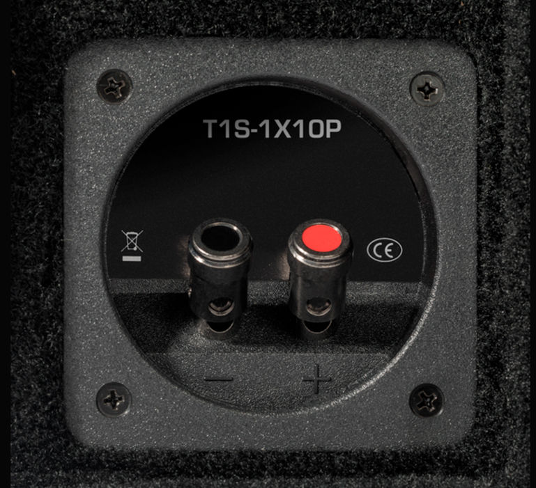 Miniatura: Power Single 10” T1 Slim Vented Loaded Enclosure