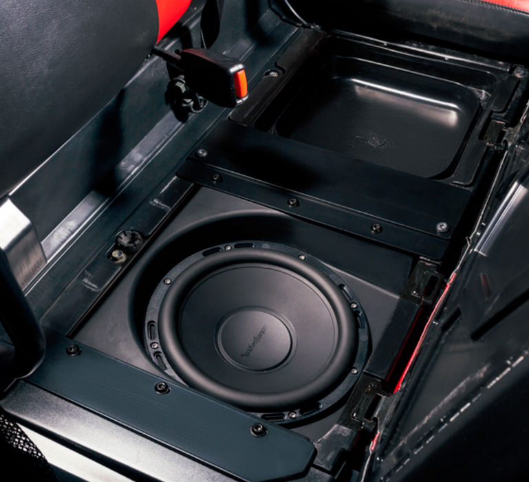 Miniatura: 400 watt stereo, front lower speaker, and subwoofer kit for select RANGER® model