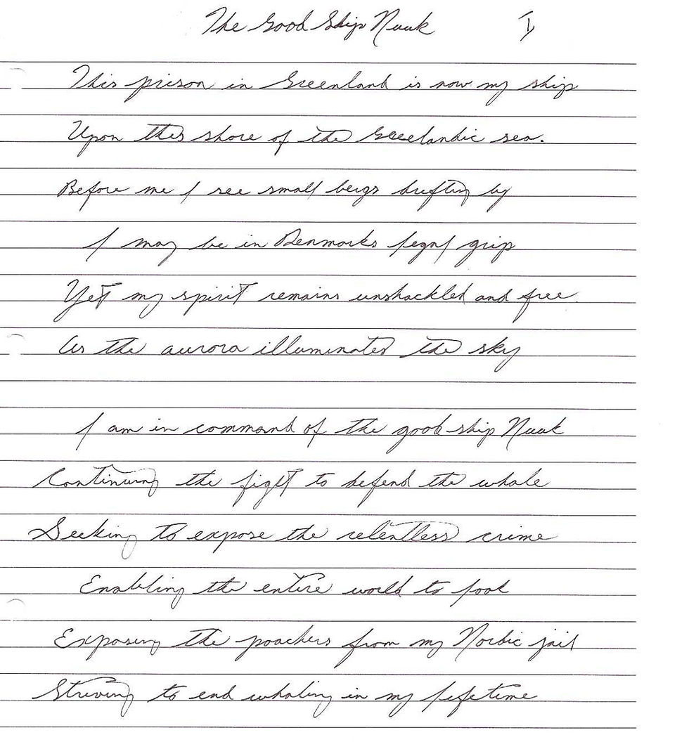 Paul Watson Arrest Ocean Conservation letter japan faroes