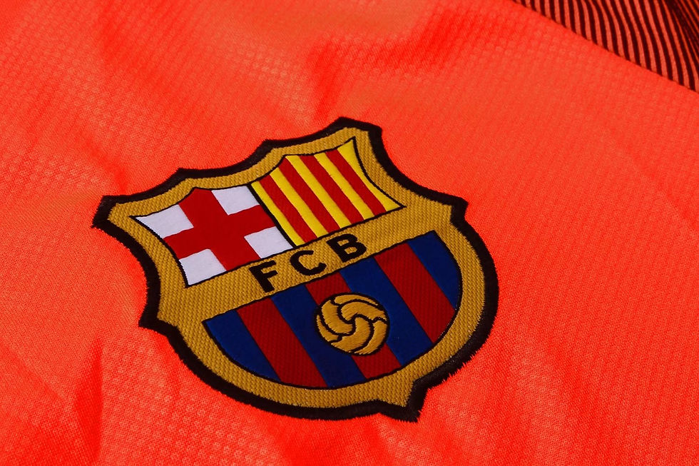 Miniatura: Barcelona - Conjunto de Entrenamiento Naranja Vinotinto 2