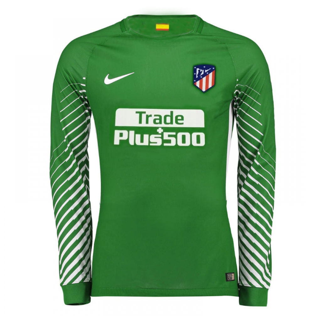 Atlético de Madrid Portero 17/18 - Fans Dri-FIT Manga larga verde