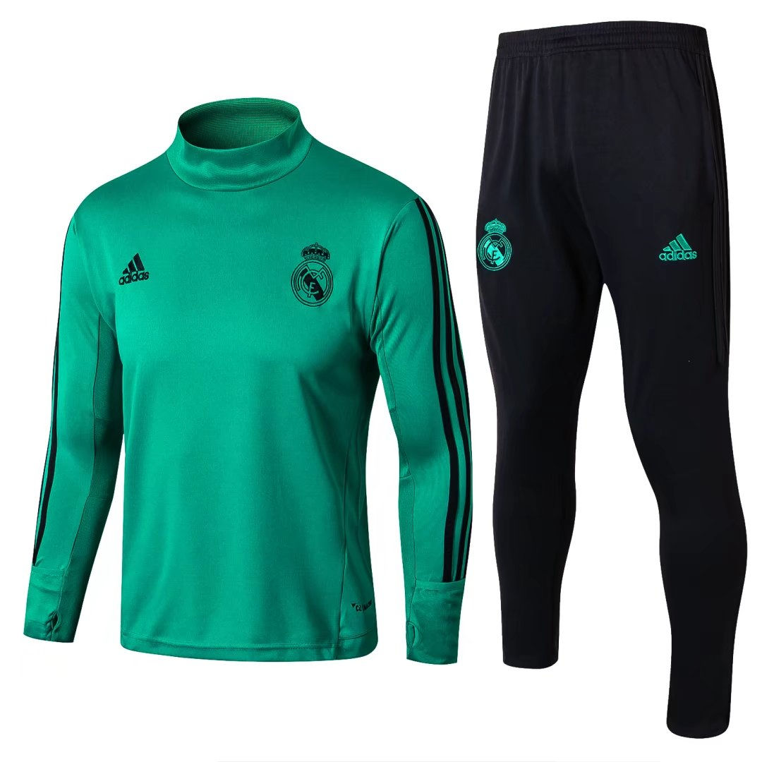 Real Madrid - Conjunto de Entrenamiento Verde negro cuello tortuga