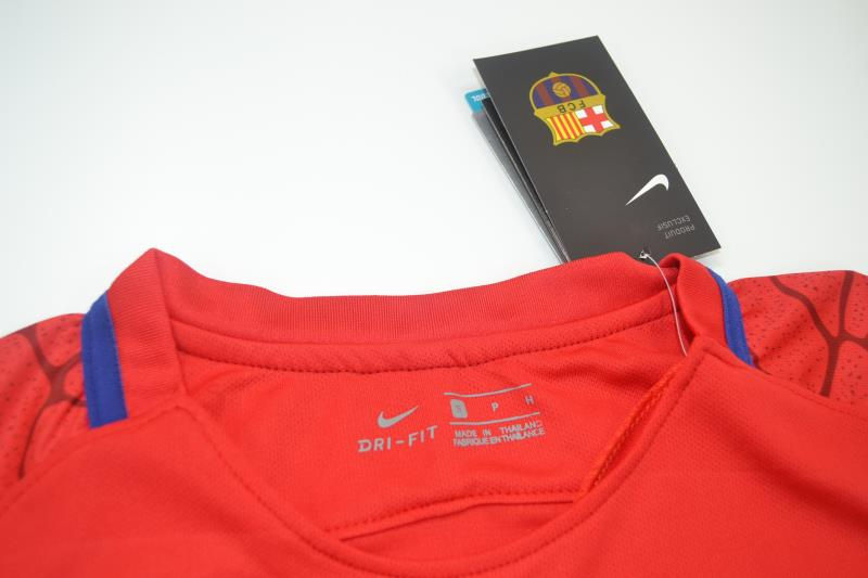 Miniatura: Barcelona Portero 17/18 - Fans Dri-FIT Manga larga Rojo