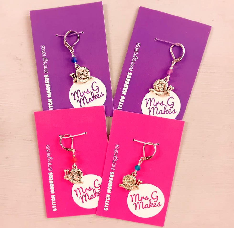 Metal Stitch Markers  with Hinges