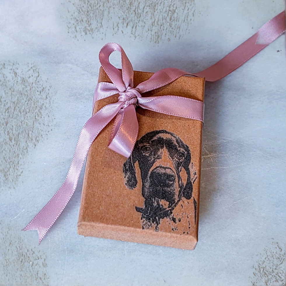 Thumbnail: Personalised Paw Print Cut Out Horizontal Bar Necklace in Silver or Gold