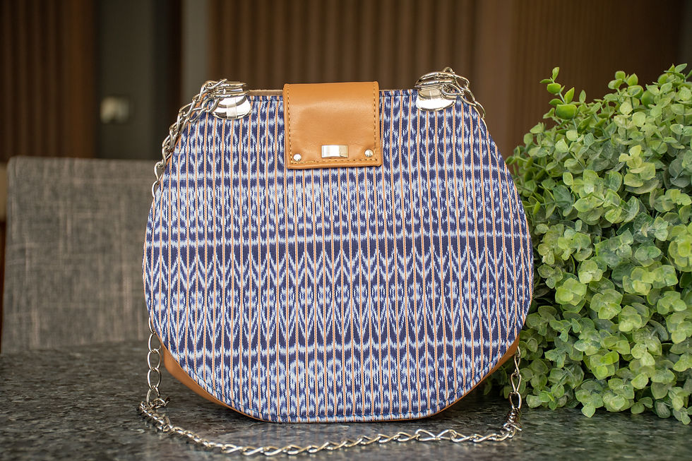 Thumbnail: Bolsa Modelo Gota Azul Oro