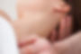 Client receiving a Deep Tissue massage