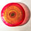 Thumbnail: 18" oversized tortoise platter with hot pink border