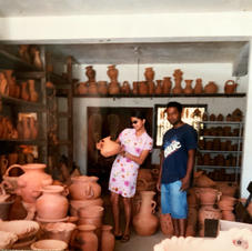 Local Trinidadian Potter Gives me a Tour of his Studio