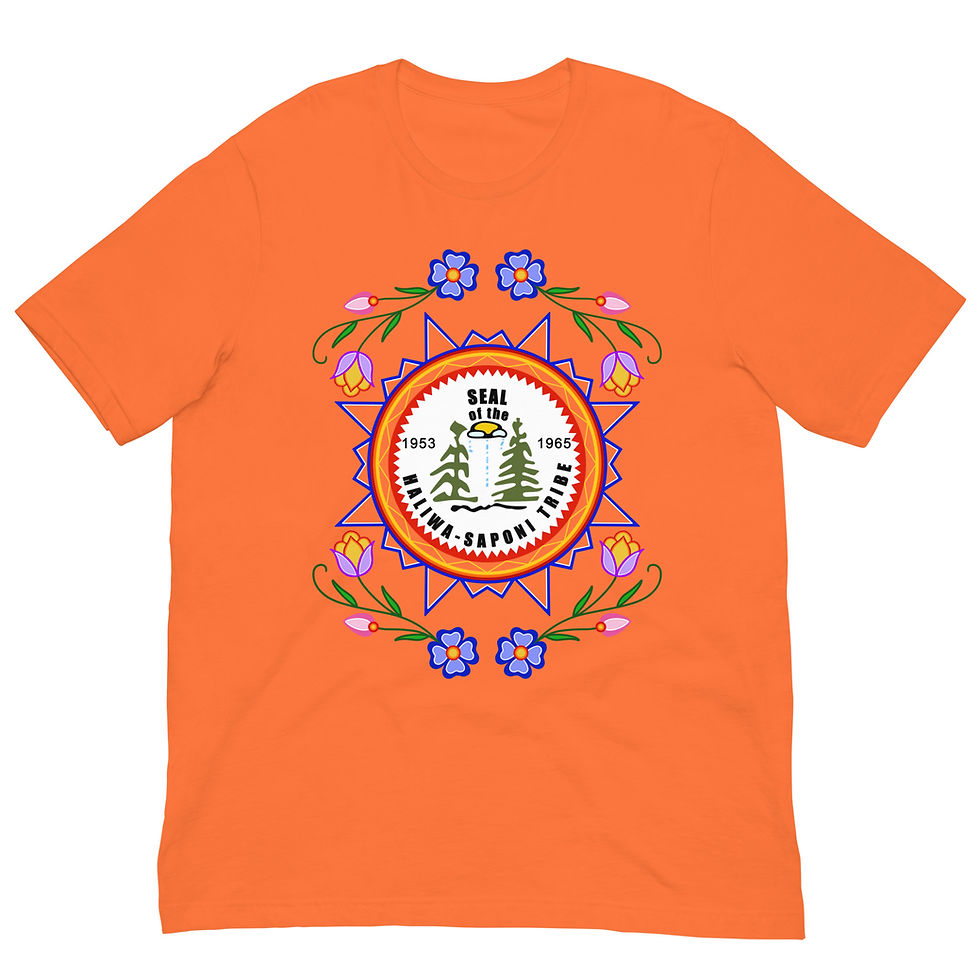 Thumbnail: Floral Tribal Seal T-Shirt