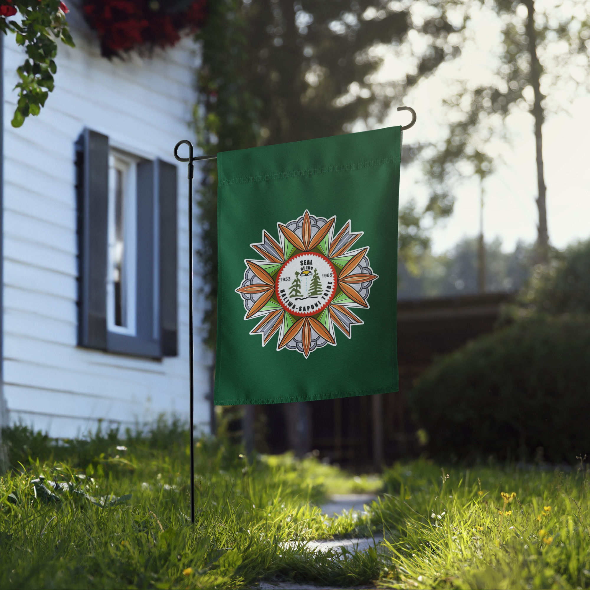 61st Annual Blooming of the Dogwood Haliwa-Saponi Tribes Powwow Garden Flag