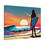 Thumbnail: Sunset Surf Diva Canvas Art Gallery Wrap