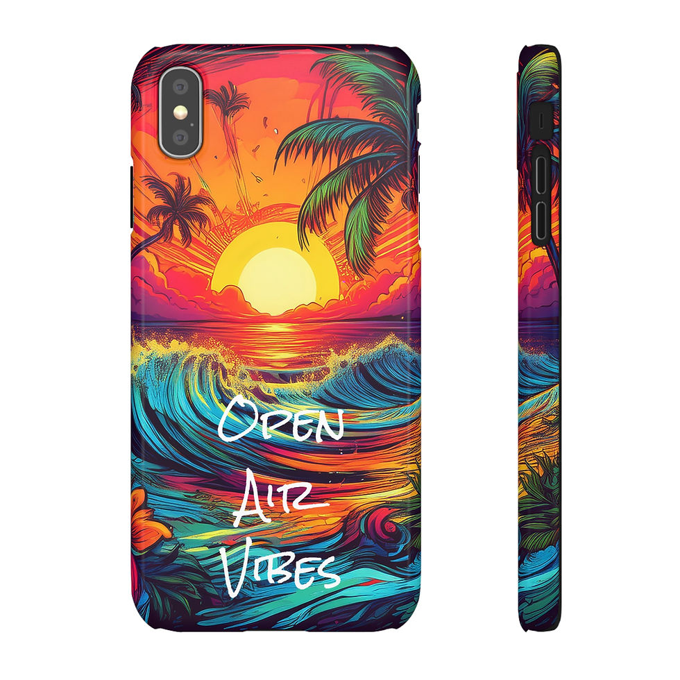 Thumbnail: Open Air Vibes Hawaiian Sunset Vibes Snap Phone Cases