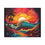 Thumbnail: Open Air Hawaiian Sunset Shorepound Vibes Canvas Gallery Wraps