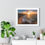 Thumbnail: Open Air Vibes CA Sunset Coastline Waves Framed Horizontal Poster- Surf Art
