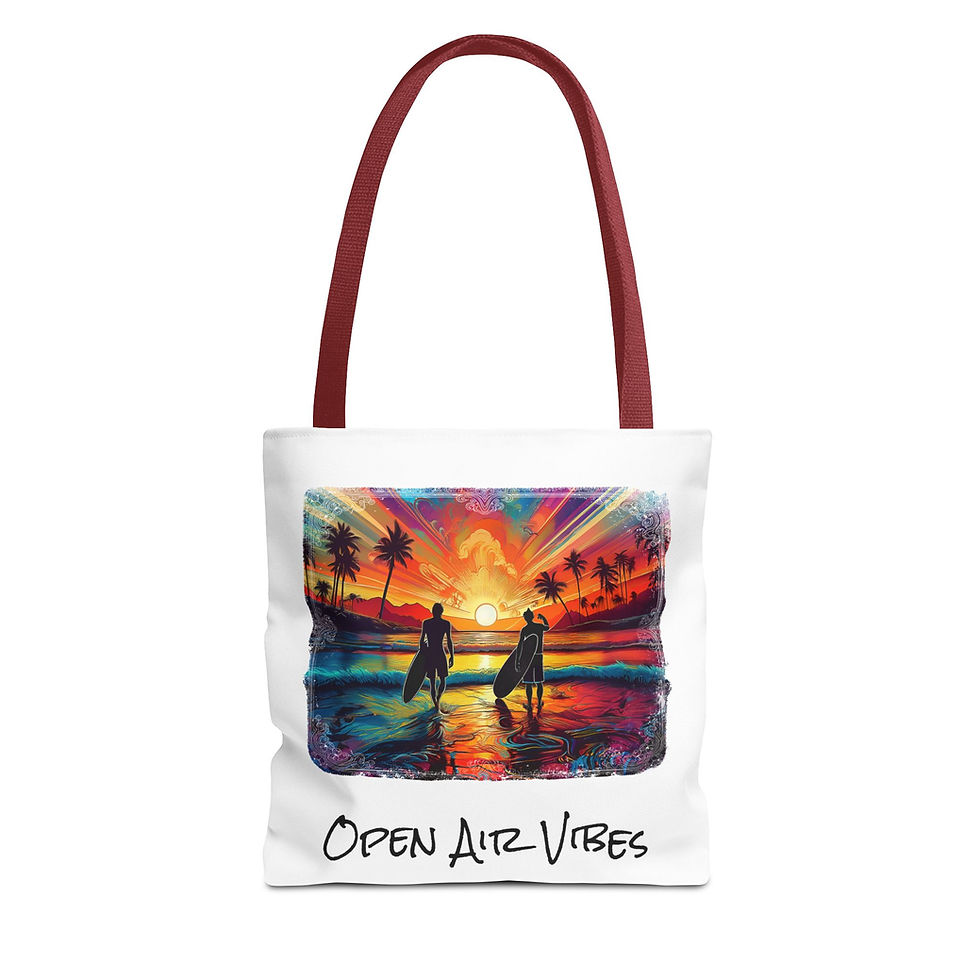 Thumbnail: Open Air Sunset Bro Sesh Vibes Tote Bag 