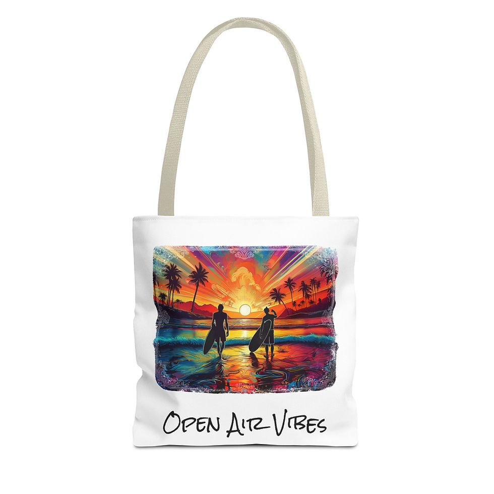 Thumbnail: Open Air Sunset Bro Sesh Vibes Tote Bag 