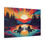 Thumbnail: Open Air Sunset Kayak Vibes Canvas Art Gallery Wraps