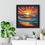 Thumbnail: Open Air Sunset Black Sands Beach Vibes Framed Horizontal Poster