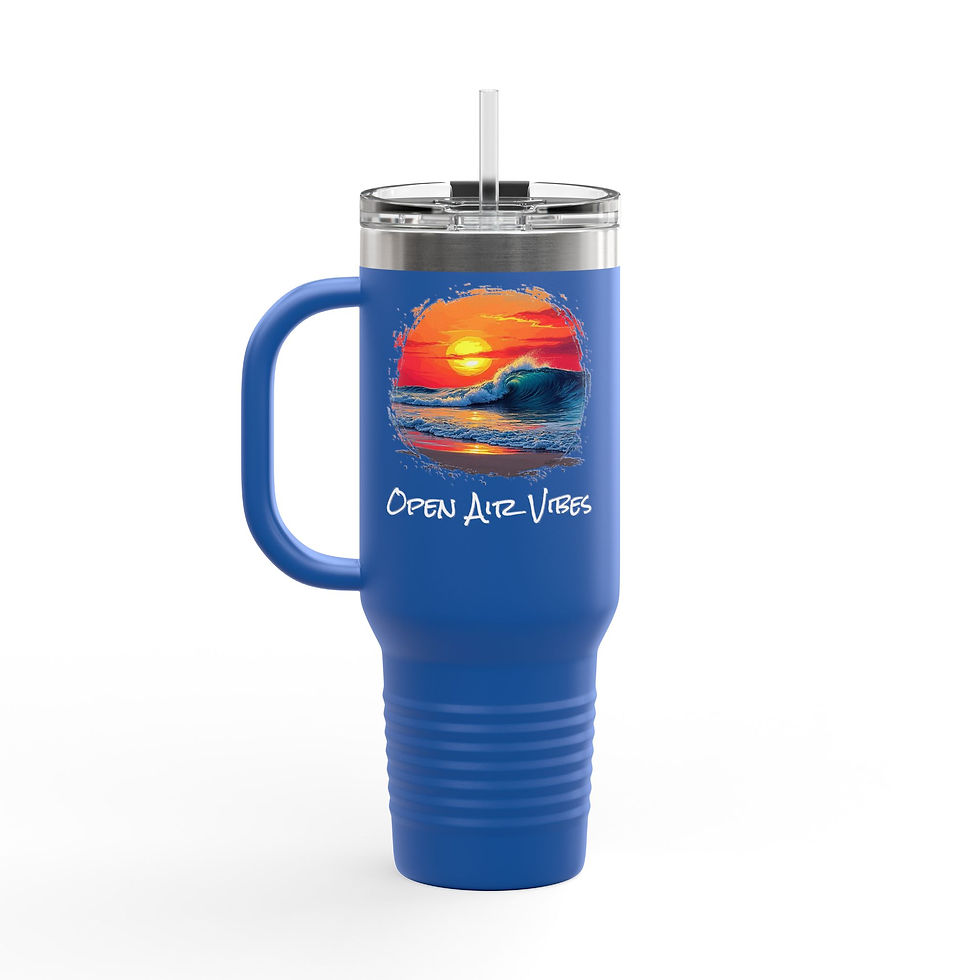 Thumbnail: Open Air Sunset Reef Break Beach Vibes Insulated Travel Mug, 40oz