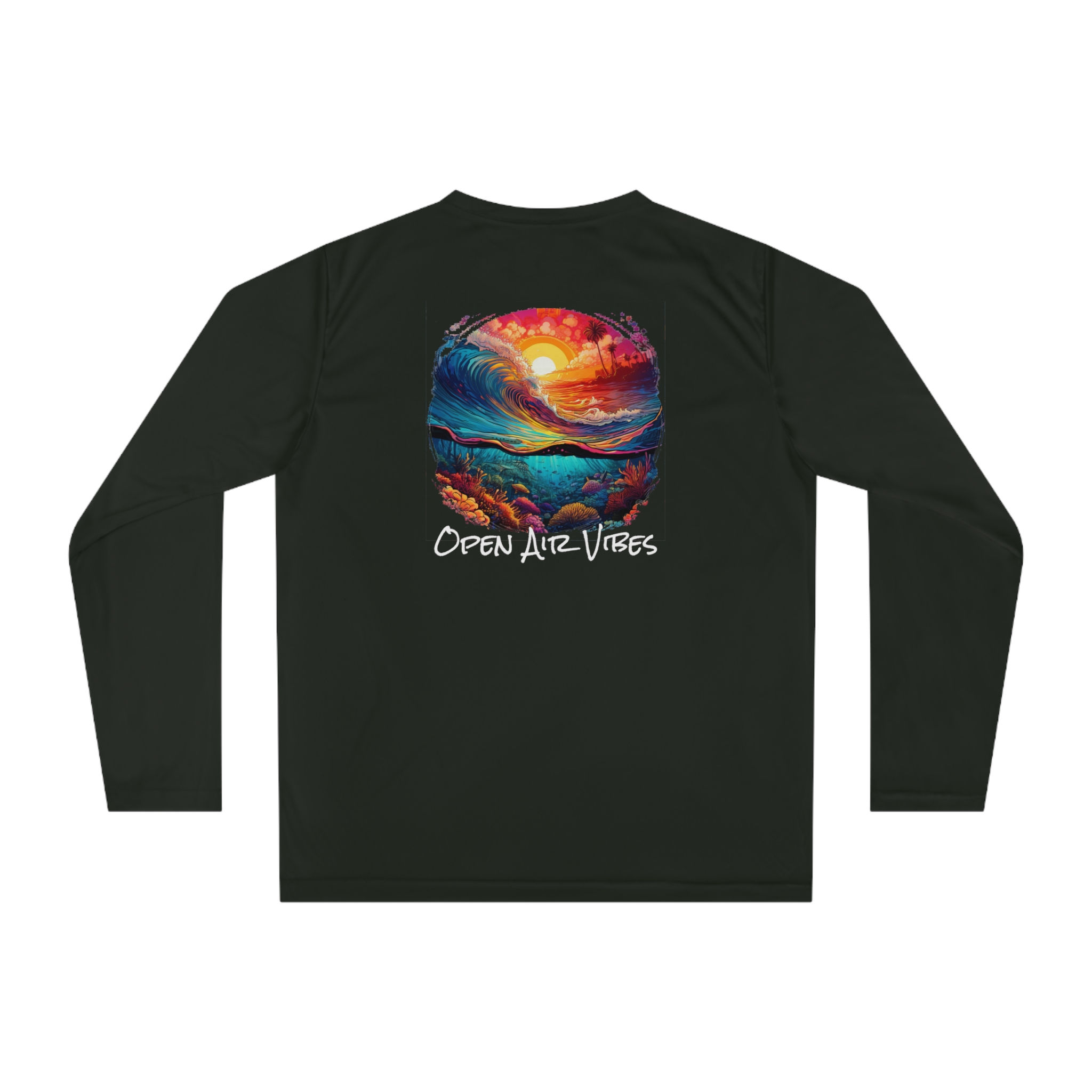 Sunset Reef Point Beach Vibes Unisex Performance Long Sleeve Shirt