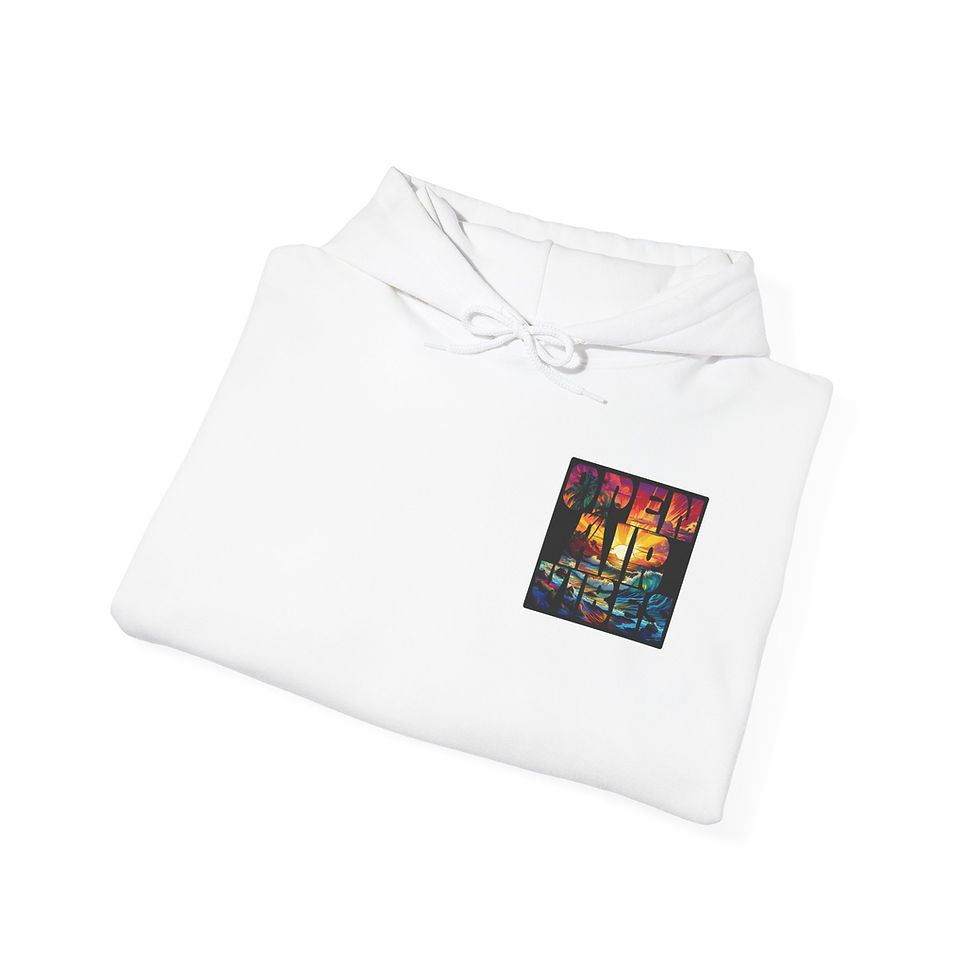 Thumbnail: Open Air Sunset Sailboat Vibes Unisex Heavy Blend™ Hooded Sweatshirt
