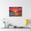 Thumbnail: Sunset Beach Funky Vibes Canvas Art Gallery Wrap