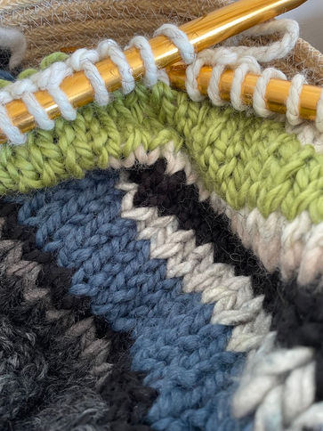 handknit in progress!