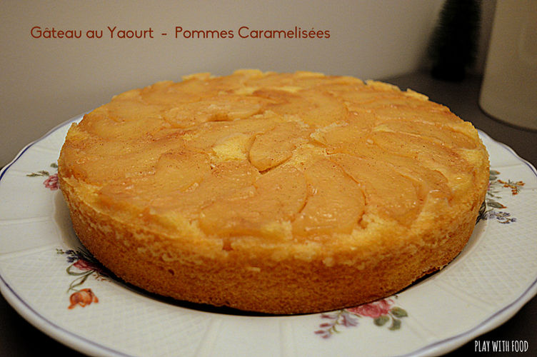Gâteau au yaourt et pommes caramélisées - Bilan de la Battle Food #58