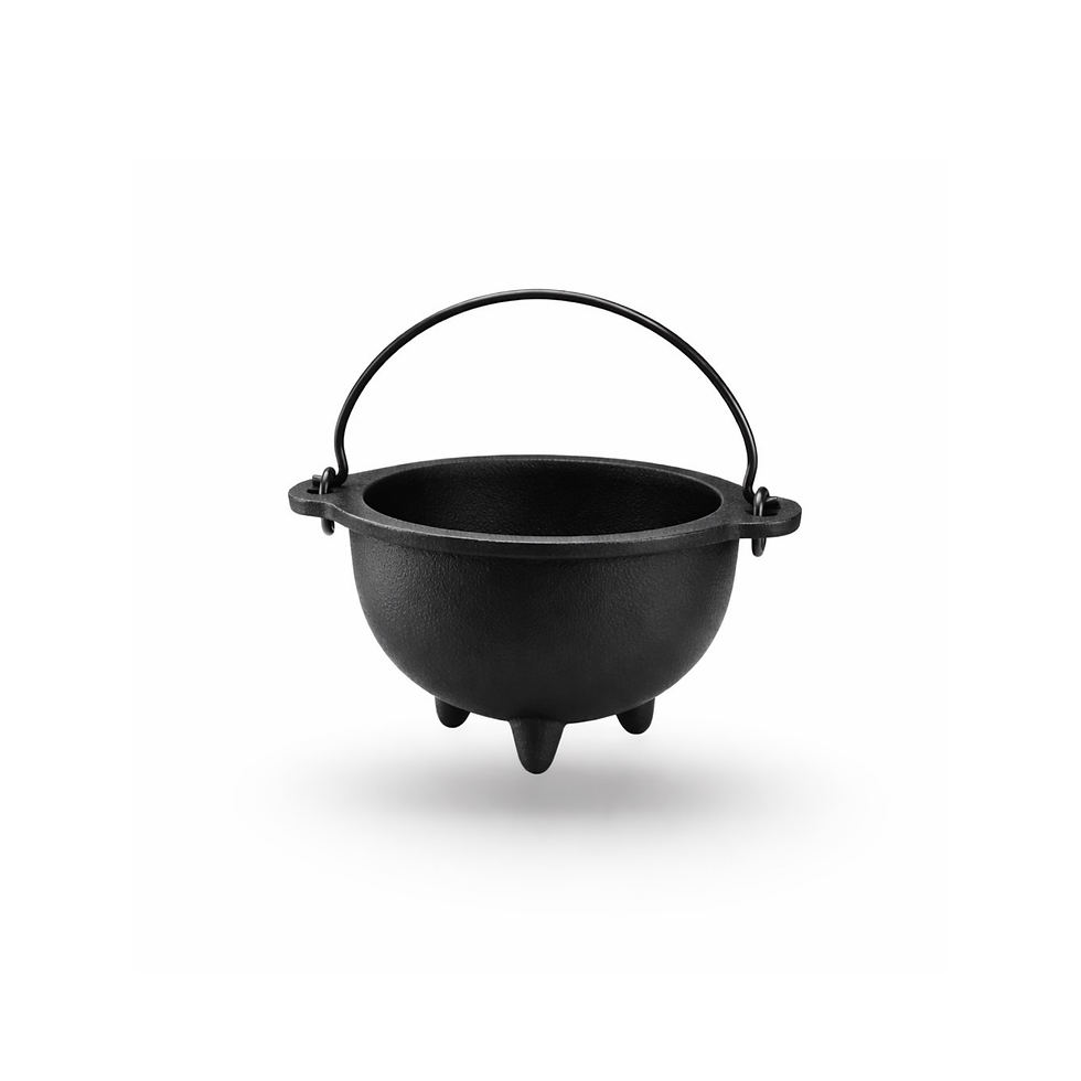 Thumbnail: Zola Cast Iron Tripod Stand with Cauldron