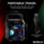 Thumbnail: Portable Wireless Bluetooth Speaker with TWS Function - Rechargeable Bluetooth S