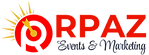 Orpaz Events & Marketing main logo