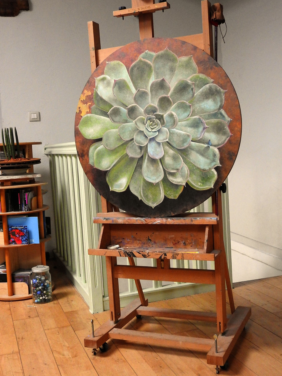 Joubarbe n°2 dans l'atelier