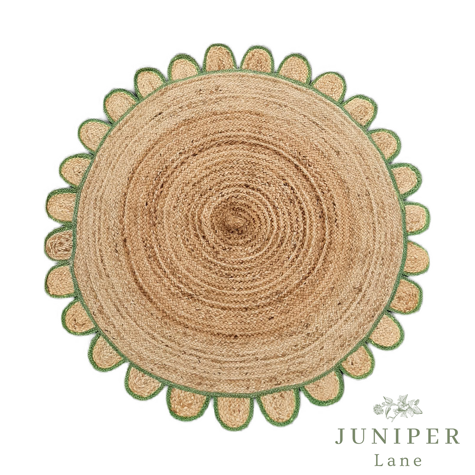 Thumbnail: Juniper Scallop Edge Round Rug