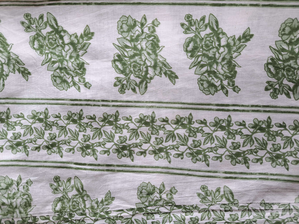 Thumbnail: Sage Green Chintz Pyjamas 