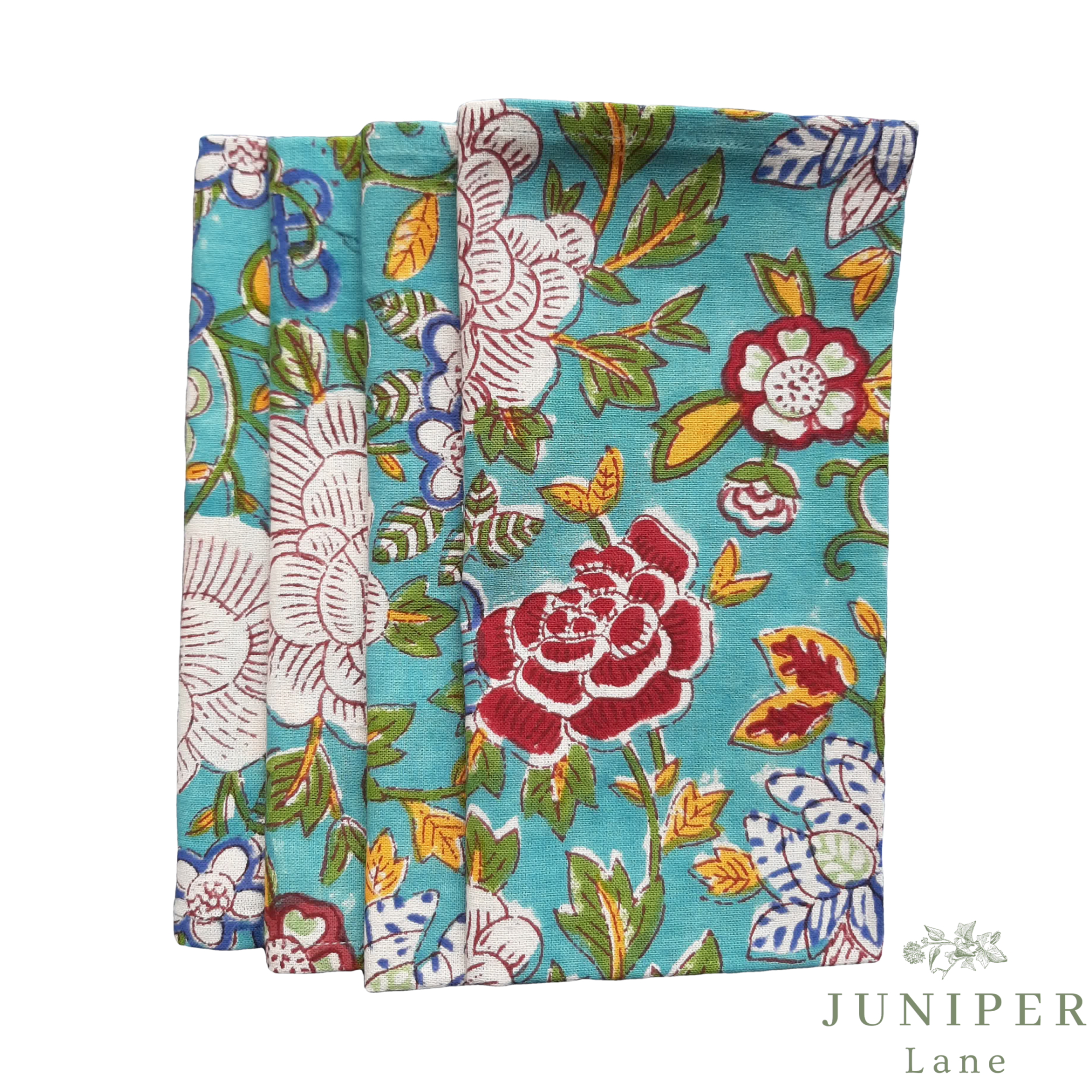 Gretyl Block Print Napkin Set 