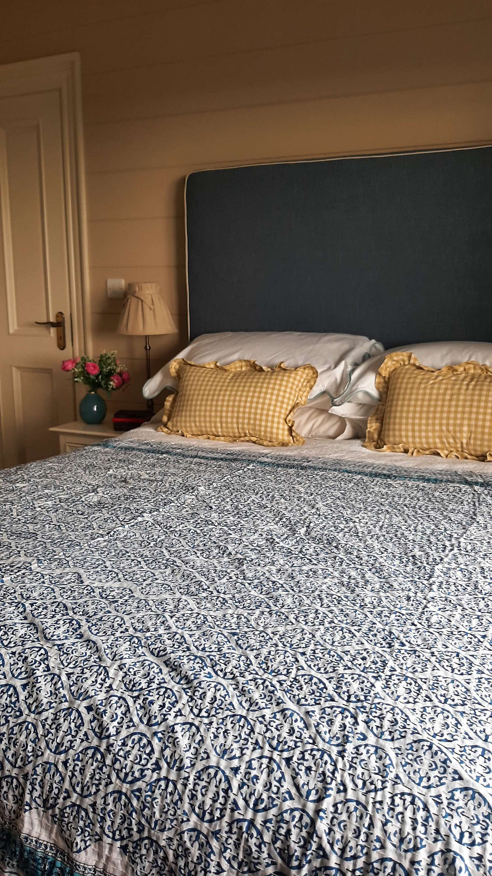 Thumbnail: Paisley Traditional Kantha Stitch Throw