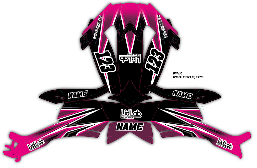 Thumbnail: Vortex Series Helmet Wrap – Multi-Color
