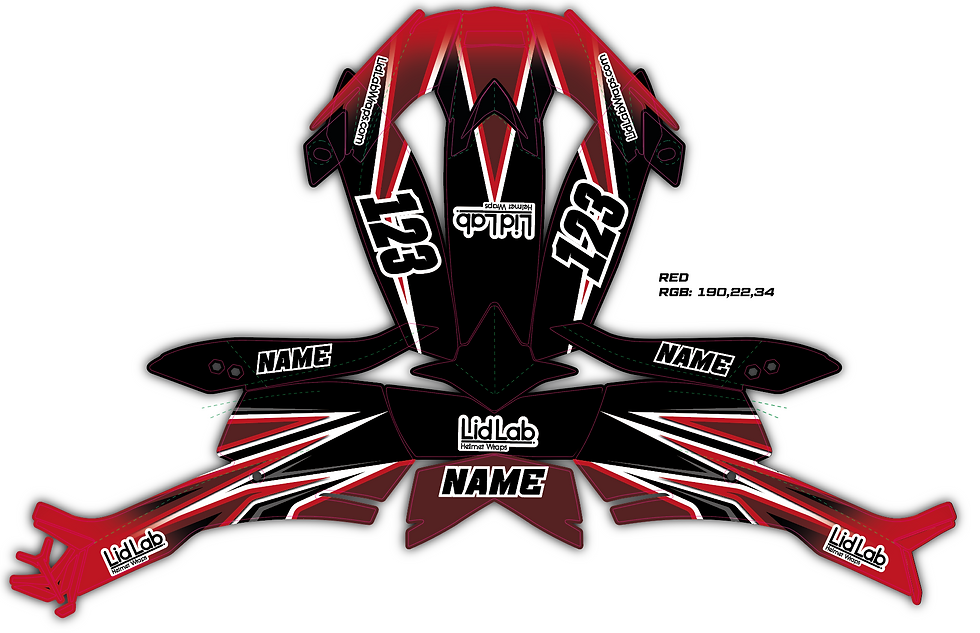 Thumbnail: Vortex Series Helmet Wrap – Multi-Color