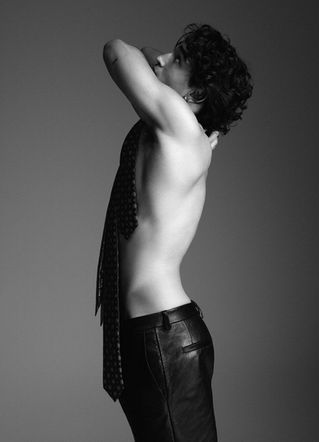 Josh Heuston wearing BOSS for Elle Man by Daniel Goode and Ewan Bell
