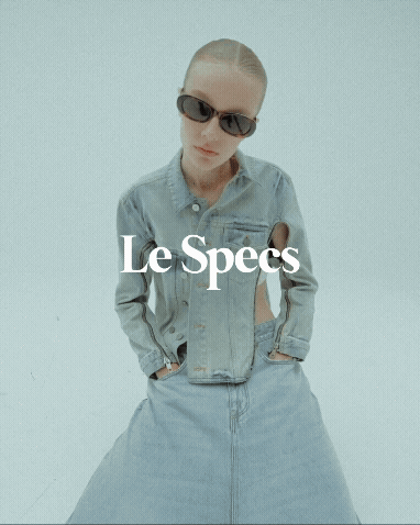 Le Specs September 25 Campaign styled by Ewan Bell