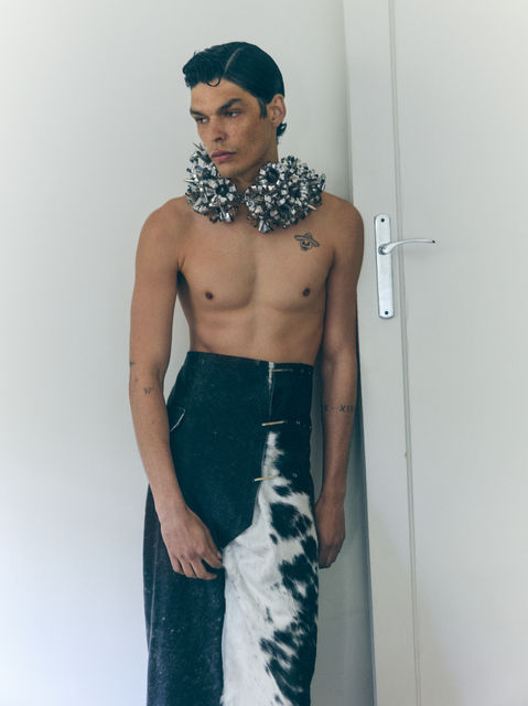 Pierce Jones photographed by Seung Rok and styled by Ewan Bell